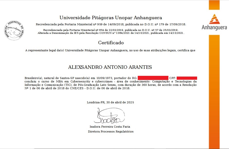 Certificação Penteste Desec Security